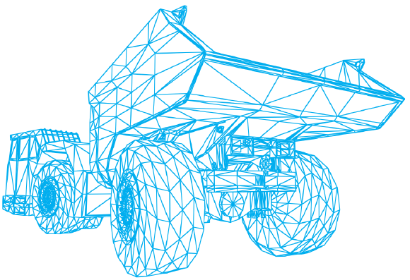 Underground truck (illustration)