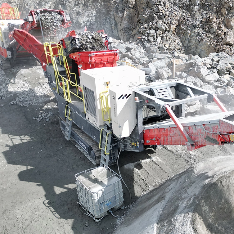 An electric cone crusher, QH443E (photo)